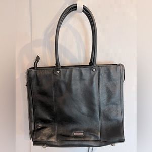 REBECCA MINKOFF large black leather bag